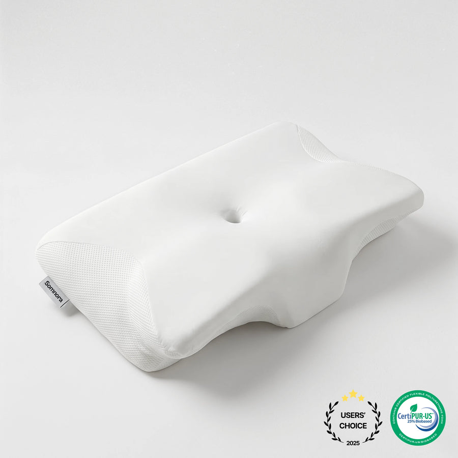 Somnora Align Pillow™, contoured ergonomic pillow for shoulder pain